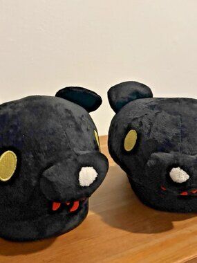 Gloomy Bear Plush Slippers Black Chax GP  L/XL